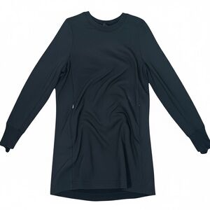 Athleta Fleece Lined Dress Black Size Medium